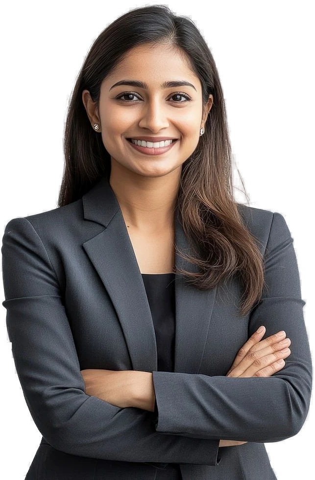 allynQ team member in a grey blazer